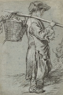 Lot 35 - Jeaurat (Etienne, 1699-1789). Young man with a panier