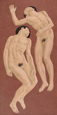Lot 354 - Plummer (Francis, 1930 - 2019). Sleeping Figures, circa 1970s