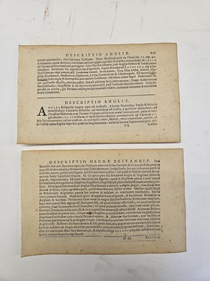 Lot 17 - Bertius (Petrus). 13 maps of the British Isles, 1616-37