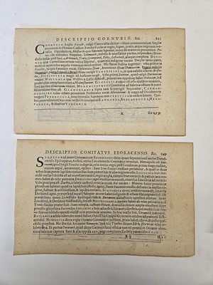 Lot 17 - Bertius (Petrus). 13 maps of the British Isles, 1616-37