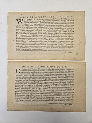 Lot 17 - Bertius (Petrus). 13 maps of the British Isles, 1616-37