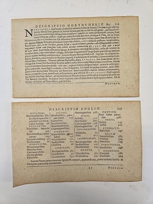 Lot 17 - Bertius (Petrus). 13 maps of the British Isles, 1616-37
