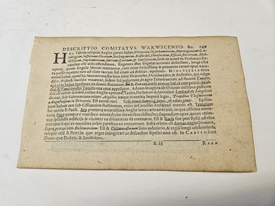 Lot 17 - Bertius (Petrus). 13 maps of the British Isles, 1616-37