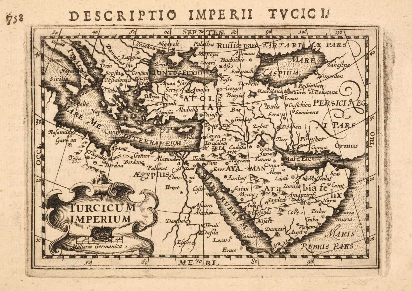 Lot 19 - Bertius (Petrus). 6 maps of the Middle East, 1616-37