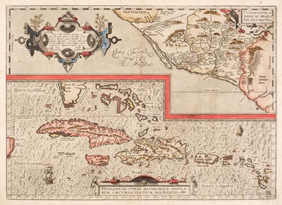 Lot 38 - Cuba and the West Indies. Ortelius (Abraham), Culicanae Americae..., [1579 - 84]