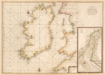 Lot 102 - Ireland. Van Loon (H.), Carte Generale des Costes D'Irlande..., [1661 or later]