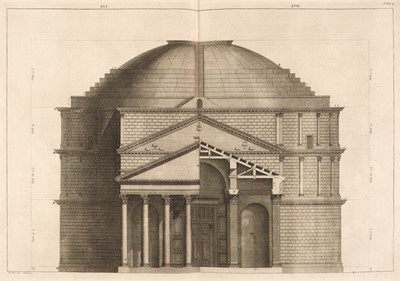 Lot 334 - Palladio (Andrea). The Architecture of A. Palladio, 2 volumes, 3rd edition, 1742