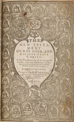 Lot 243 - Bible [English]. [The Holy Bible: containing the Old Testament and the New..., 1632]