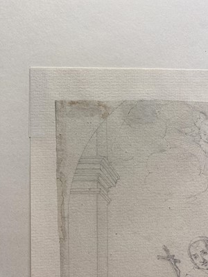 Lot 44 - Fuhrich (Joseph, 1800-1876). Saint Nicholas of Tolentino, pencil, and another similar
