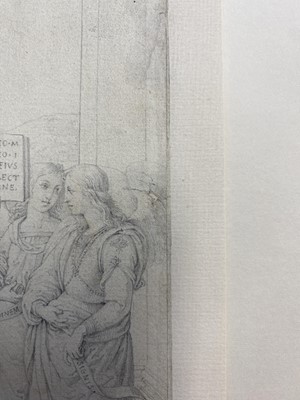 Lot 44 - Fuhrich (Joseph, 1800-1876). Saint Nicholas of Tolentino, pencil, and another similar