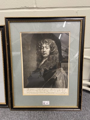 Lot 69 - Beckett (Isaac, 1653-1719). Sir Peter Lely, circa 1684-88, and other 17th century engraved portraits