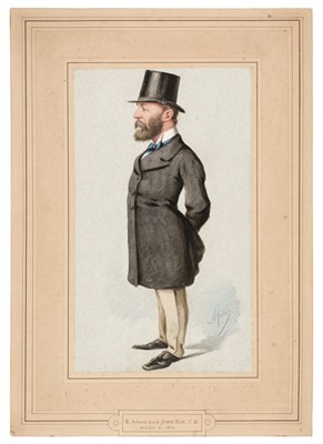 Lot 173 - Pellegrini (Carlo, pseud 'Ape'). R. Admiral Lord John Hay C.B. 1875