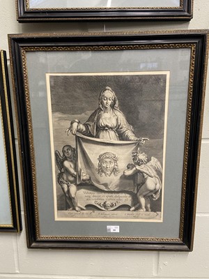 Lot 55 - Motham (Jacob, 1571-1631). Veronica with the Sudarium..., 1605