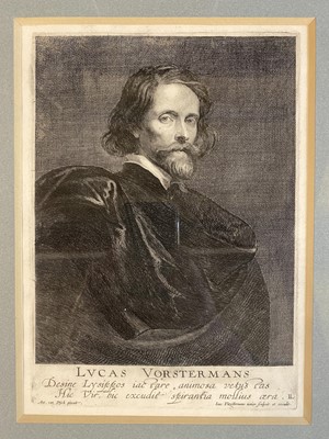 Lot 65 - Van Dyck (Anthony, 1599-1641 and Jacobus Neeffs, 1604-1667). Frontispiece to the series Icones...