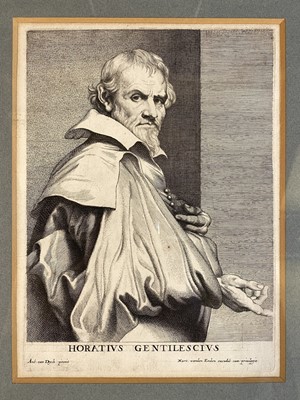 Lot 65 - Van Dyck (Anthony, 1599-1641 and Jacobus Neeffs, 1604-1667). Frontispiece to the series Icones...