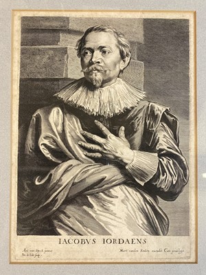 Lot 65 - Van Dyck (Anthony, 1599-1641 and Jacobus Neeffs, 1604-1667). Frontispiece to the series Icones...
