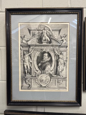 Lot 53 - Saenredam (Jan, 1565-1607). Marriage for Wealth officiated by the Devil..., 1595...