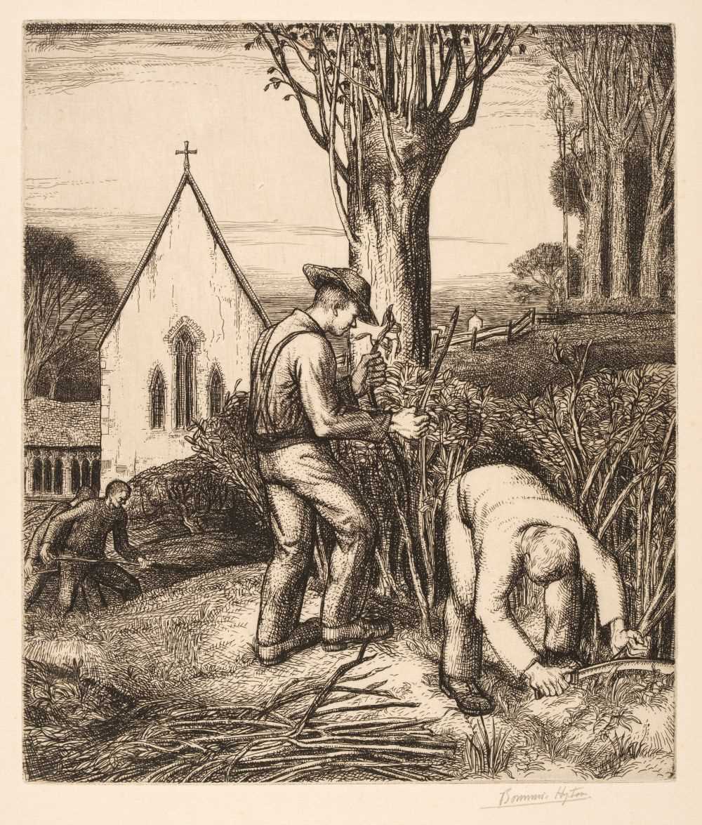 Lot 396 - Bouverie Hoyton (Edward, 1900-1988). Hedging and Ditching, circa 1925