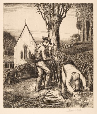 Lot 396 - Bouverie Hoyton (Edward, 1900-1988). Hedging and Ditching, circa 1925