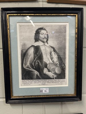 Lot 59 - Vorsterman (Lucas, 1595-1675). Nicolas Lanier, after Jan Lievens, published by Francoise van den Wyngarde
