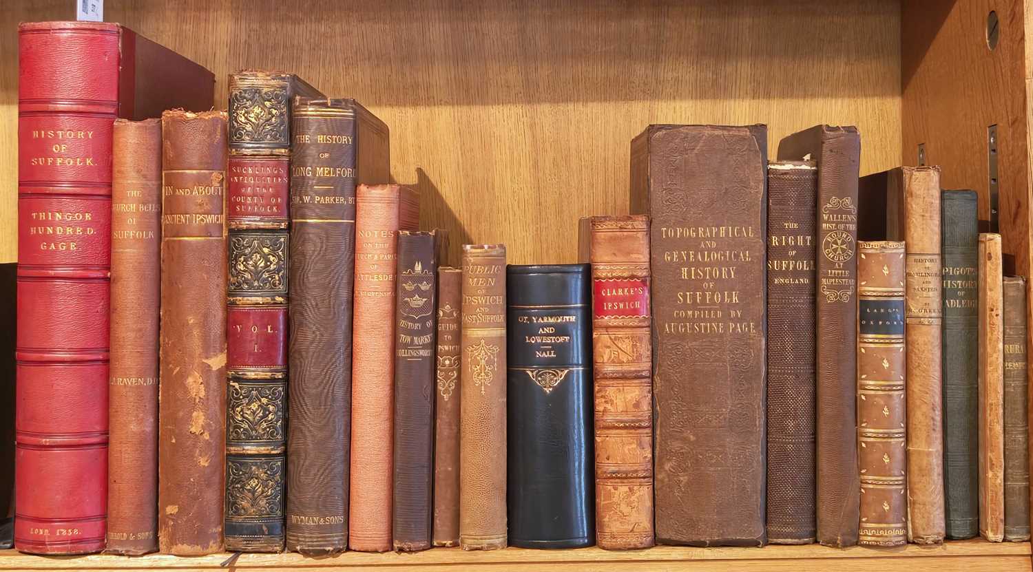 Lot 37 - Gage (John). The History and Antiquities of Suffolk, 1838