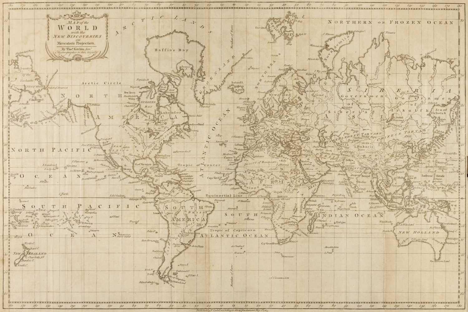 Lot 17 - Raynal (Abbé). Settlements and Trade of the Europeans in the East and West Indies, 6 vols, 2nd ed, 1798