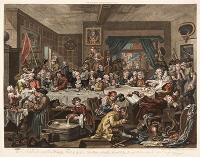 Lot 156 - Hogarth (William). Thirty engravings, early 19th century impressions