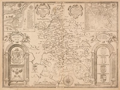 Lot 82 - Buckinghamshire. Speed (John), Buckingham Both Shire and Shire Towne, circa 1676