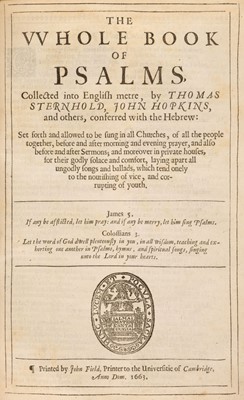 Lot 255 - Book of Common Prayer. The Book of Common Prayer and Administration..., 1663, & others