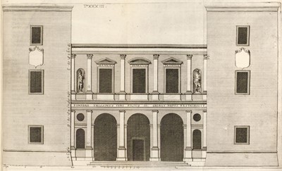 Lot 363 - Scamozzi (Ottavio Bertotti). ll Forestiere Istruito delle cose Piu' rare di Architettura, 1st ed, 1761