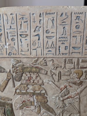 Lot 505 - An Egyptian Limestone Funerary Stela, circa 1900 BC