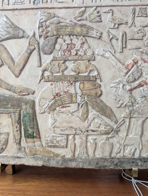 Lot 505 - An Egyptian Limestone Funerary Stela, circa 1900 BC