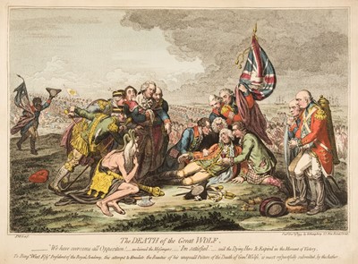 Lot 224 - Gillray (James). The Death of the Great Wolf..., H. Humphrey, Dec 17th 1795