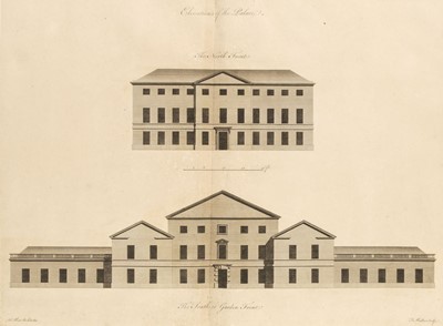 Lot 353 - Chambers (William). Plans, Elevations, Sections, and Perspective Views of the Gardens and Buildings at Kew, 1763