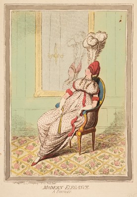 Lot 218 - Gillray (James). Modern-Elegance, A Portrait, London: H. Humphreys, May 22nd 1795