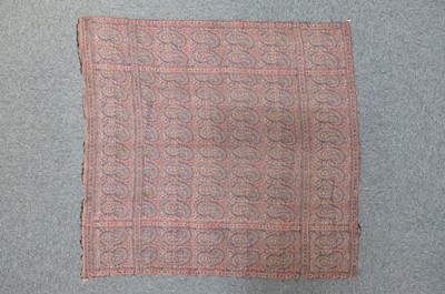 Lot 476 - Shawl. An embroidered Kashmir shawl, early-mid 19th century