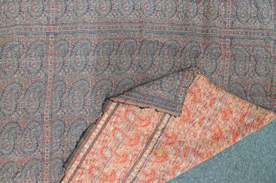 Lot 476 - Shawl. An embroidered Kashmir shawl, early-mid 19th century