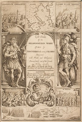 Lot 311 - Hobbes (Thomas, translator). The History of the Grecian War, 2nd edition, 1676
