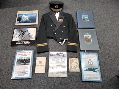 Lot 378 - Royal Air Force. A post-WWII RAF Group Captain's hat by Bates, London
