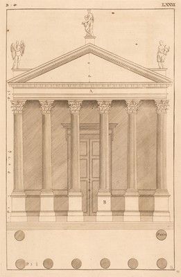 Lot 316 - Palladio (Andrea). The Four Books of Architecture, 2nd edition, 1755