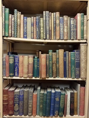 Lot 414 - Decorated Cloth. A collection of 19th & early 20th century decorated cloth literature,  approximately 70 volumes
