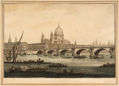 Lot 186 - Stadler (J. C.). Four large engraved views of London, W. Byrne, 1790