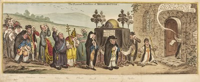 Lot 225 - Gillray (James). The Funeral Procession of Broad Bottom, H. Humphrey, April 6th, 1807