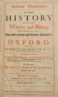 Lot 264 - Sacheverell (Henry). An Impartial Account of What pass'd most Remarkable ... Case of Dr. Henry Sacheverell, 1710