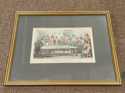 Lot 128 - Billiards. A collection of 29 prints and engravings, 19th and 20th century