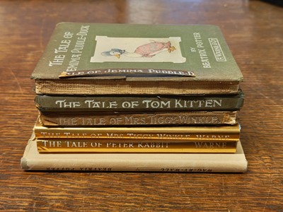 Lot 394 - Potter (Beatrix). The Tale of Tom Kitten, 1st edition, London: Warne, 1907, & others