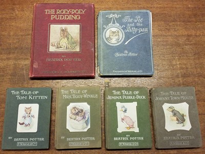 Lot 394 - Potter (Beatrix). The Tale of Tom Kitten, 1st edition, London: Warne, 1907, & others