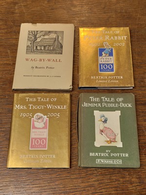 Lot 394 - Potter (Beatrix). The Tale of Tom Kitten, 1st edition, London: Warne, 1907, & others