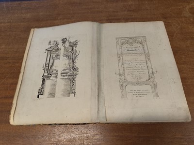 Lot 354 - Chippendale (Thomas). Chippendale's Ornaments..., [1834]