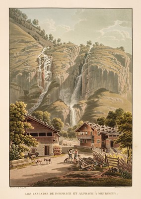 Lot 20 - Switzerland. An album of 35 fine colour aquatint Swiss views after Wetzel, circa 1820 -1830